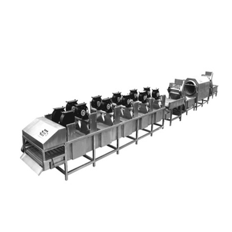 水果清洗風(fēng)干生產(chǎn)線 各類(lèi)水果蔬菜清洗風(fēng)干